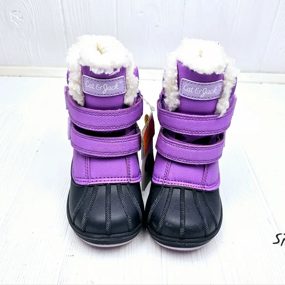 Cat Jack Shoes Cat Jack Purple Waterproof Winter Boots Size